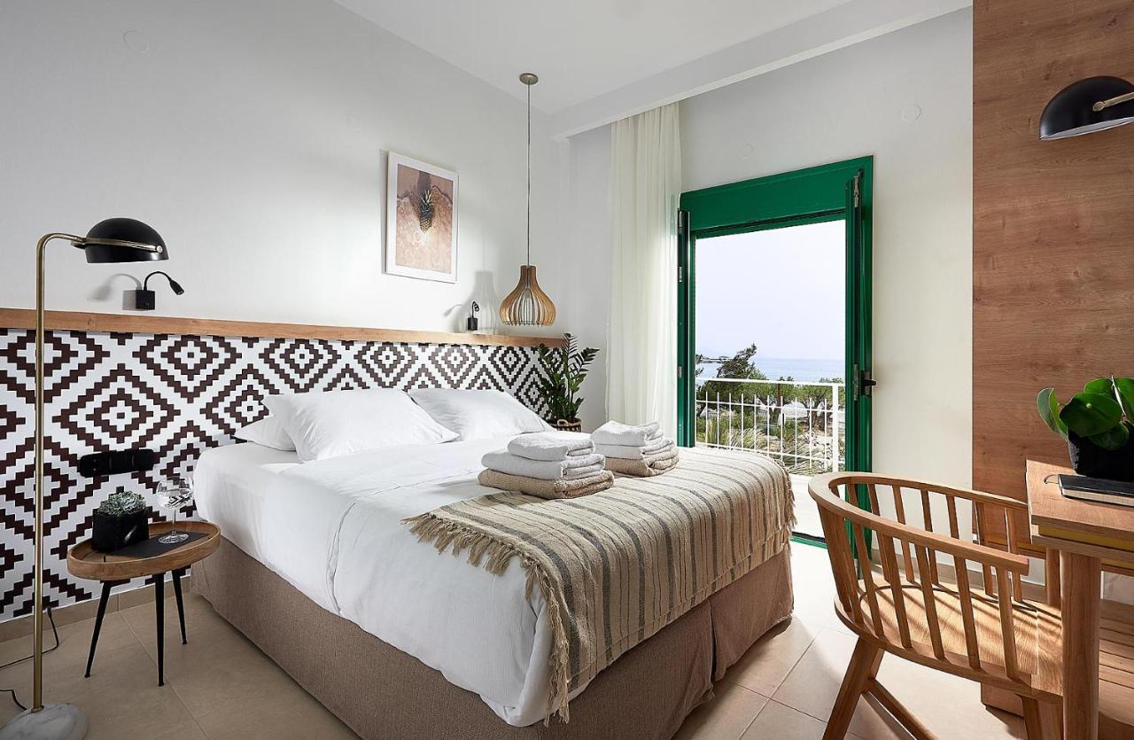 Beachfront Villa On Crete - Kirvas, Member Of Pelagaios Villas Koutsounari Eksteriør bilde