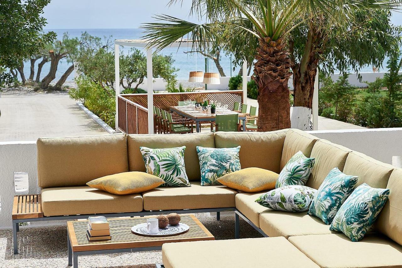 Beachfront Villa On Crete - Kirvas, Member Of Pelagaios Villas Koutsounari Eksteriør bilde