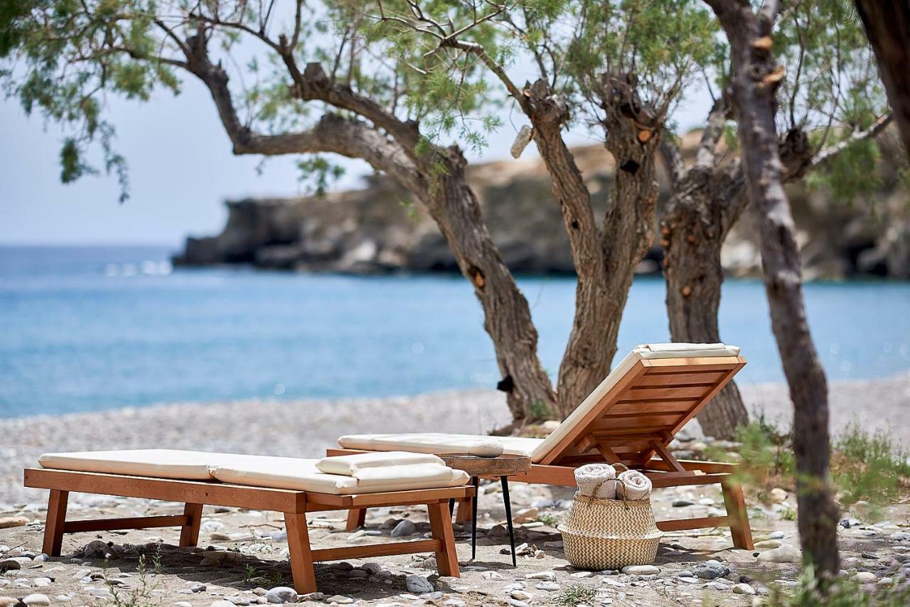 Beachfront Villa On Crete - Kirvas, Member Of Pelagaios Villas Koutsounari Eksteriør bilde